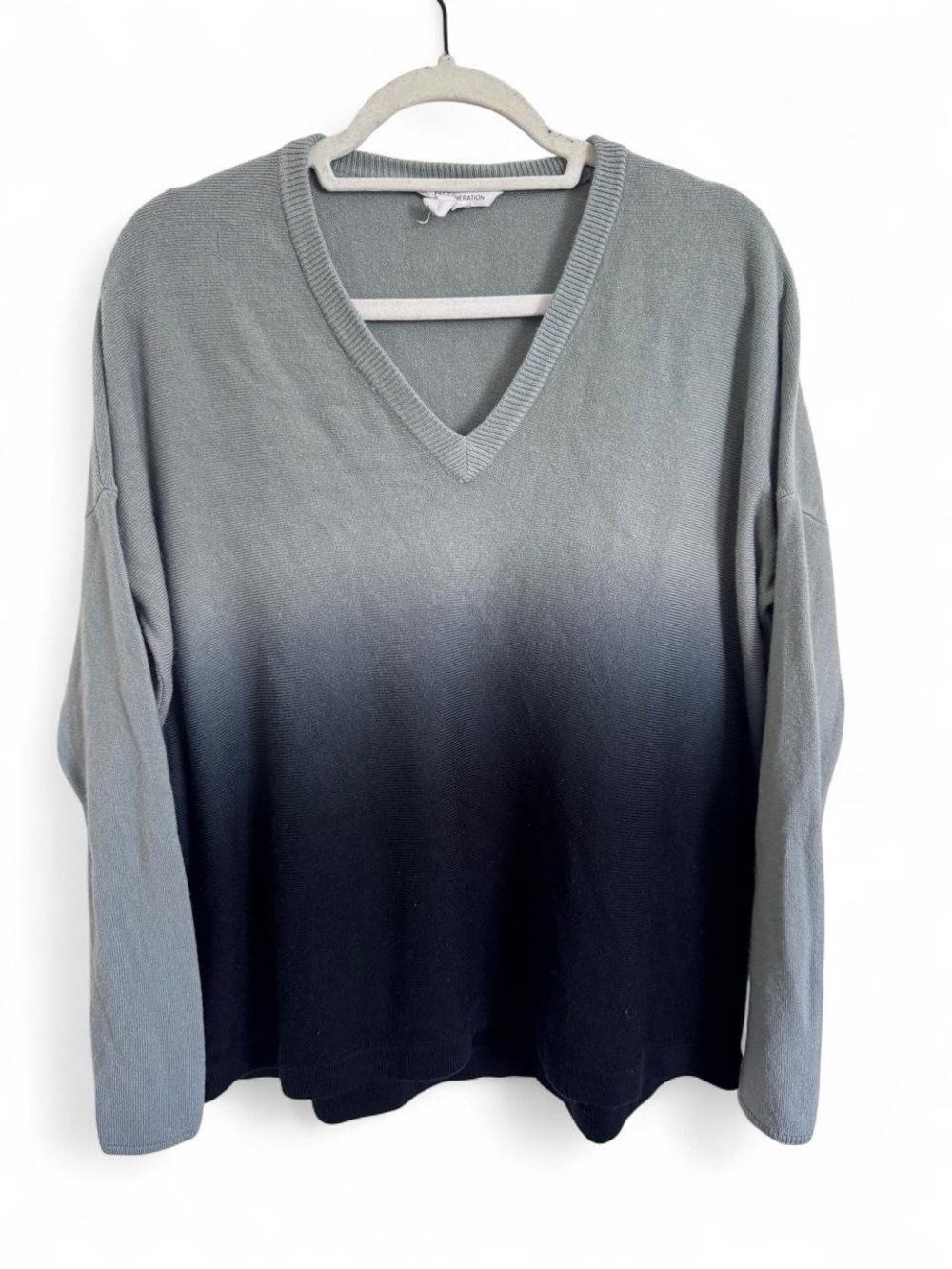 BCBG ombre vneck sweater